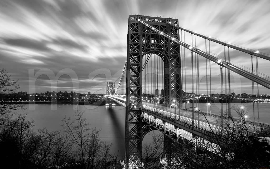 Фотообои Мост через реку