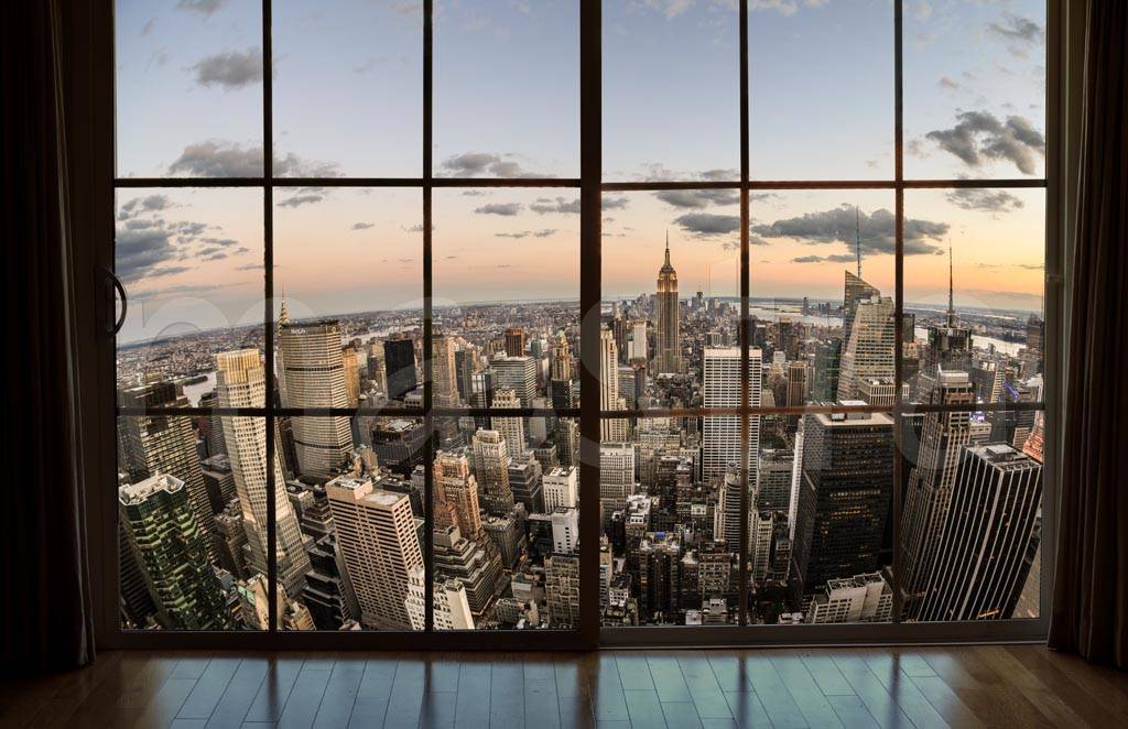 Фотообои Вид из окна на Нью Йорк